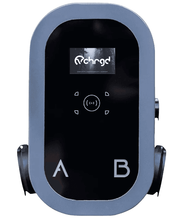 VCHRGD TwentyTwo Dual Sockets 22kW Type 2 EV Charger