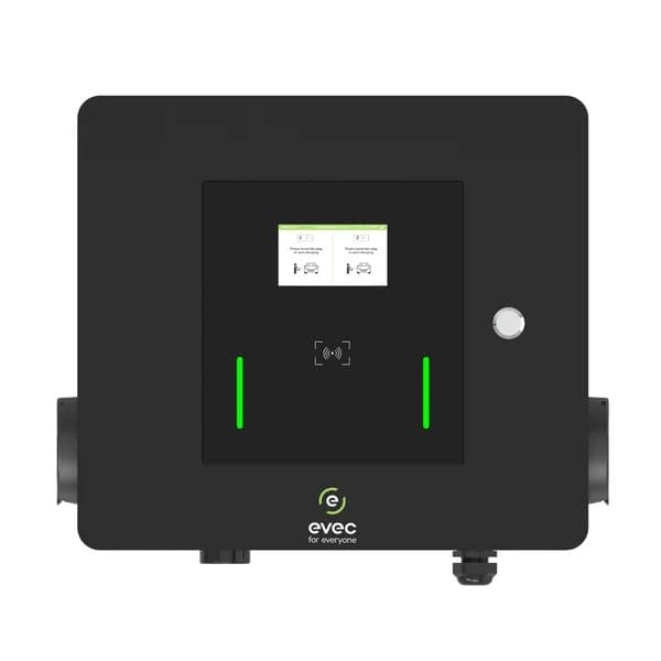 Evec VecSPRINT 22kW Dual Socketed Wall EDW02 Charger - Black