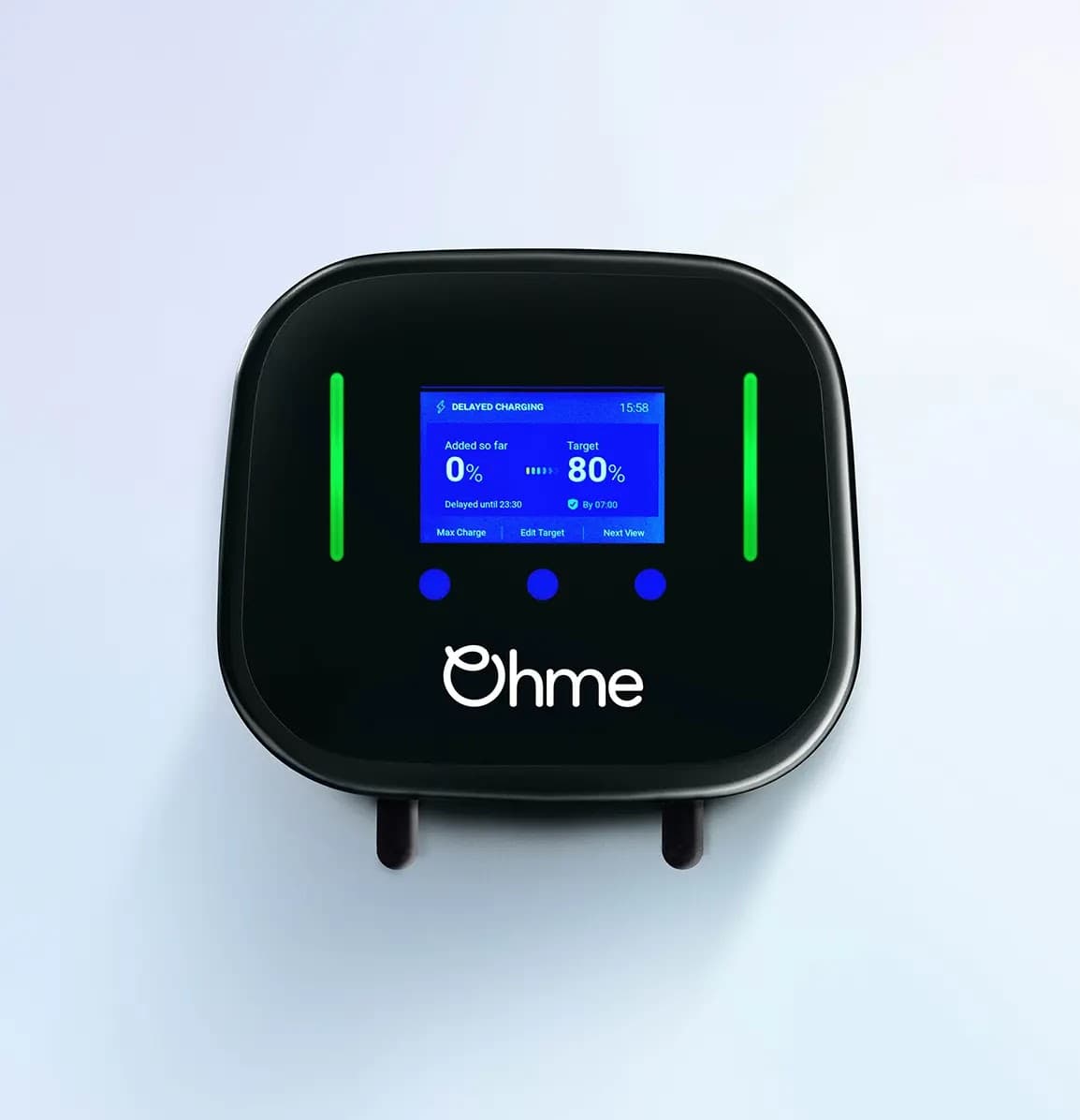 Ohme Home Pro 7.4kW Type 2 Tethered EV Charger – 5m - Black