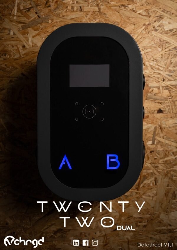 VCHRGD TwentyTwo Dual 22kW EV Charger - Image 2